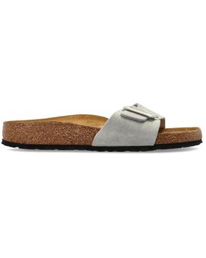 Birkenstock Madrid Cushion Buckle Suede - Bruin