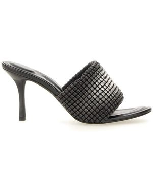 Alexander Wang Heiress 85 Mule Sandal - Zwart
