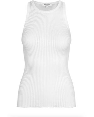 Rosemunde Sleeveless Tops - Bianco