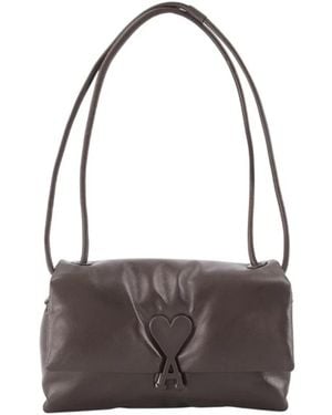 Ami Paris Shoulder Bags - Marrone
