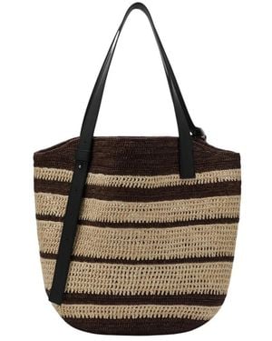 Loewe Tote Bags - Black