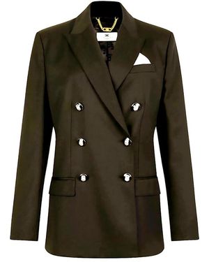 Elisabetta Franchi Blazers - Green