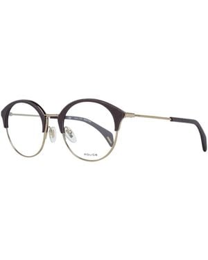 Police Glasses - Metallic