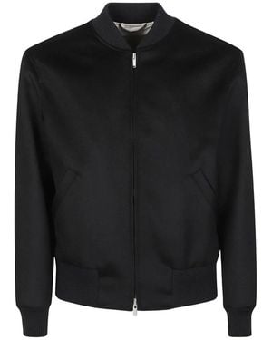 Lardini Jassen ,Zwart ,Wol Bomberjack