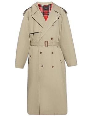 Balenciaga Oversize trenchcoat - Natur