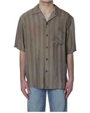 Saint Laurent Short Sleeve Shirts - Gris