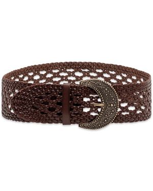 Ba&sh Balmy Geweven Riem - Bruin