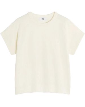 Maison Kitsuné Tops ,Katoen Paris Comfort Sweatshirt - Wit
