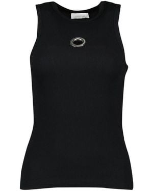 Rabanne Sleeveless Tops - Black
