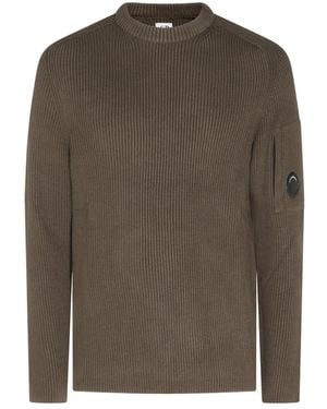 C.P. Company Round-Neck Knitwear - Verde
