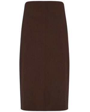 Elena Miro Midi Skirts - Marrón