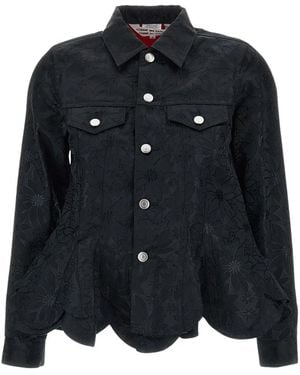 Comme des Garçons Light Jackets - Negro