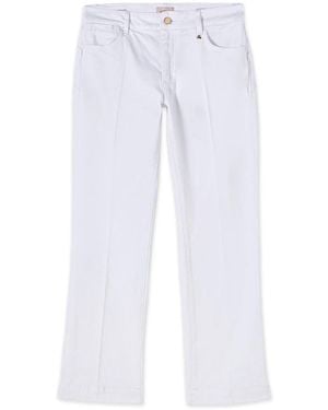 Oltre Straight Jeans - Bianco