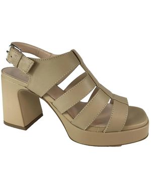 CKS Schoenen ,Leer Sophie 3 Hoge Hak Sandalen - Metallic