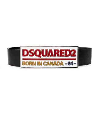 DSquared² Ledergürtel - Rot