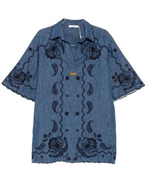 Zimmermann Short Dresses - Blue