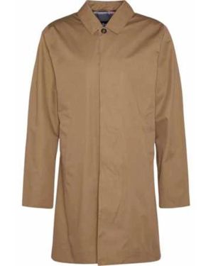 Barbour Single-Breasted Coats - Marrone