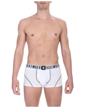 Bikkembergs Boxer With Logo - Blau