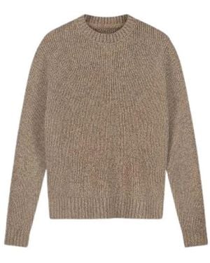 OLAF HUSSEIN Round-Neck Knitwear - Neutro