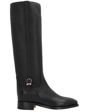 Santoni High Boots - Black