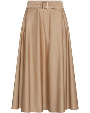 Marella Mlltappeto Midi Rok - Naturel