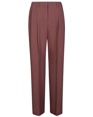 Incotex Straight Trousers - Morado