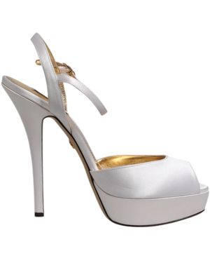 Dolce & Gabbana High Heel Sandals - Bianco