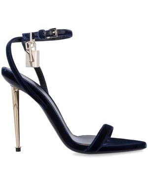 Tom Ford Padlock Sandale - Blau