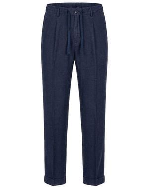 40weft Cropped Trousers - Azul
