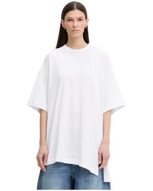 Munthe Tops ,Wit ,Katoen Lanster T-Shirt
