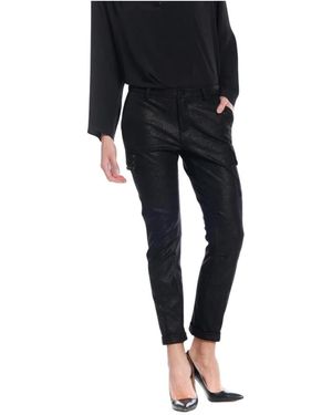Mason's Slim-Fit Trousers - Black