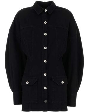 The Attico Denim Jackets - Black