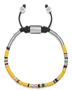 Nialaya #39;S Beaded Bracelet With Mini Disc Beads - Metallic