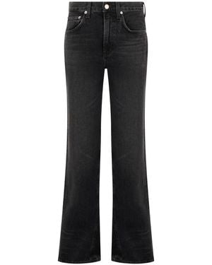 Agolde Boot-Cut Jeans - Black