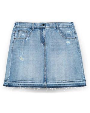 FIORELLA RUBINO Denim Skirts - Bleu