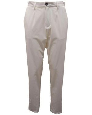 Bob Tech Broek Lines215 Wit - Grijs