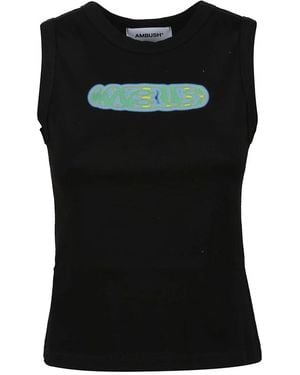 Ambush Sleeveless Tops - Black