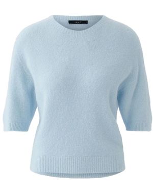 Ouí Round-Neck Knitwear - Bleu