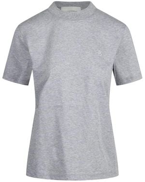 Ballantyne T-Shirt Mit Monogramm-Stickerei - Grau