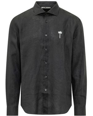 Palm Angels Casual Shirts - Grey