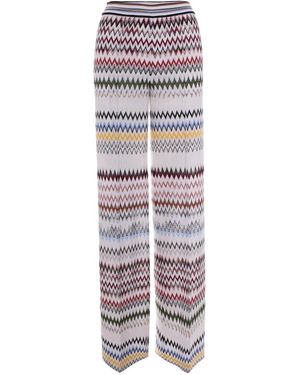 Missoni Wide Trousers - Purple