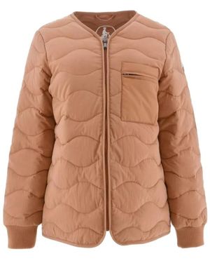 J.O.T.T Alexia Elegante Golfpatroon Jas - Bruin