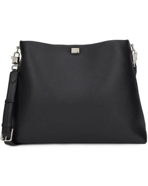 Dolce & Gabbana Tassen ,Zwart ,Leer Tote Bag Vittoria