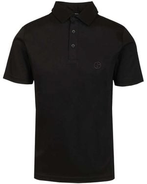 Giorgio Armani Polo Shirts - Black