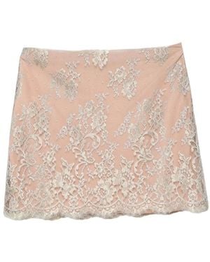 Valentino Short Skirts - Natural