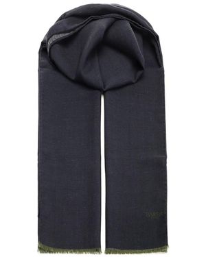 Barba Napoli Wollen En Kasjmier Sjaal - Blauw