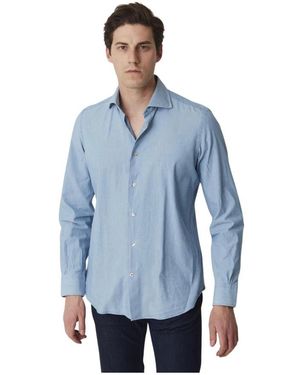 Mazzarelli Casual Shirts - Blue