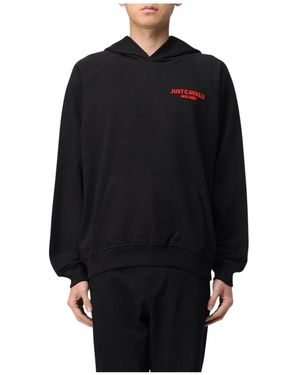 Just Cavalli Hoodies - Black