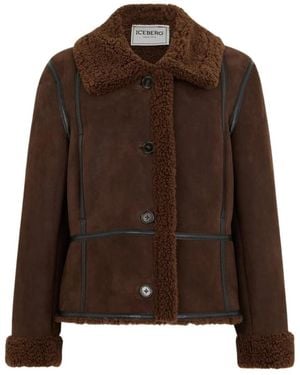 Iceberg Faux Fur & Shearling Jackets - Marrón