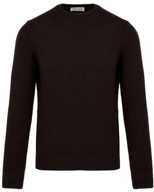 FILIPPO DE LAURENTIIS Round-Neck Knitwear - Black